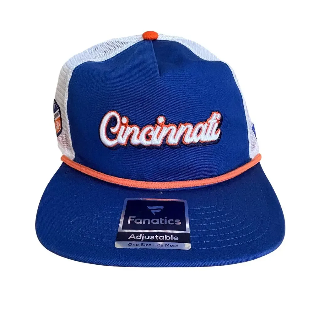 NEW Cincinnati FC Fanatics Trucker Mesh SnapBack Hat Cap MLS Soccer Adjustable